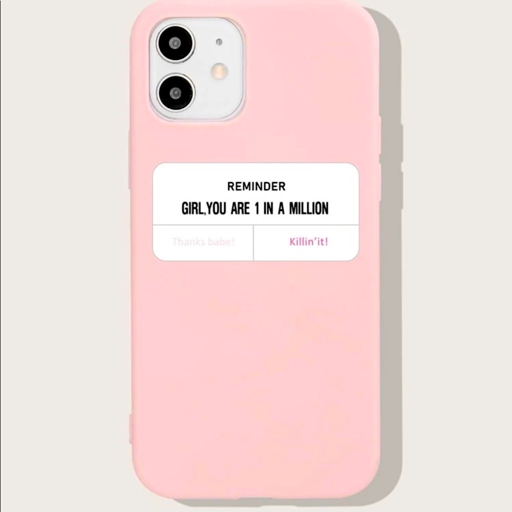 Baby Pink iPhone 12 Pro Case 🌸